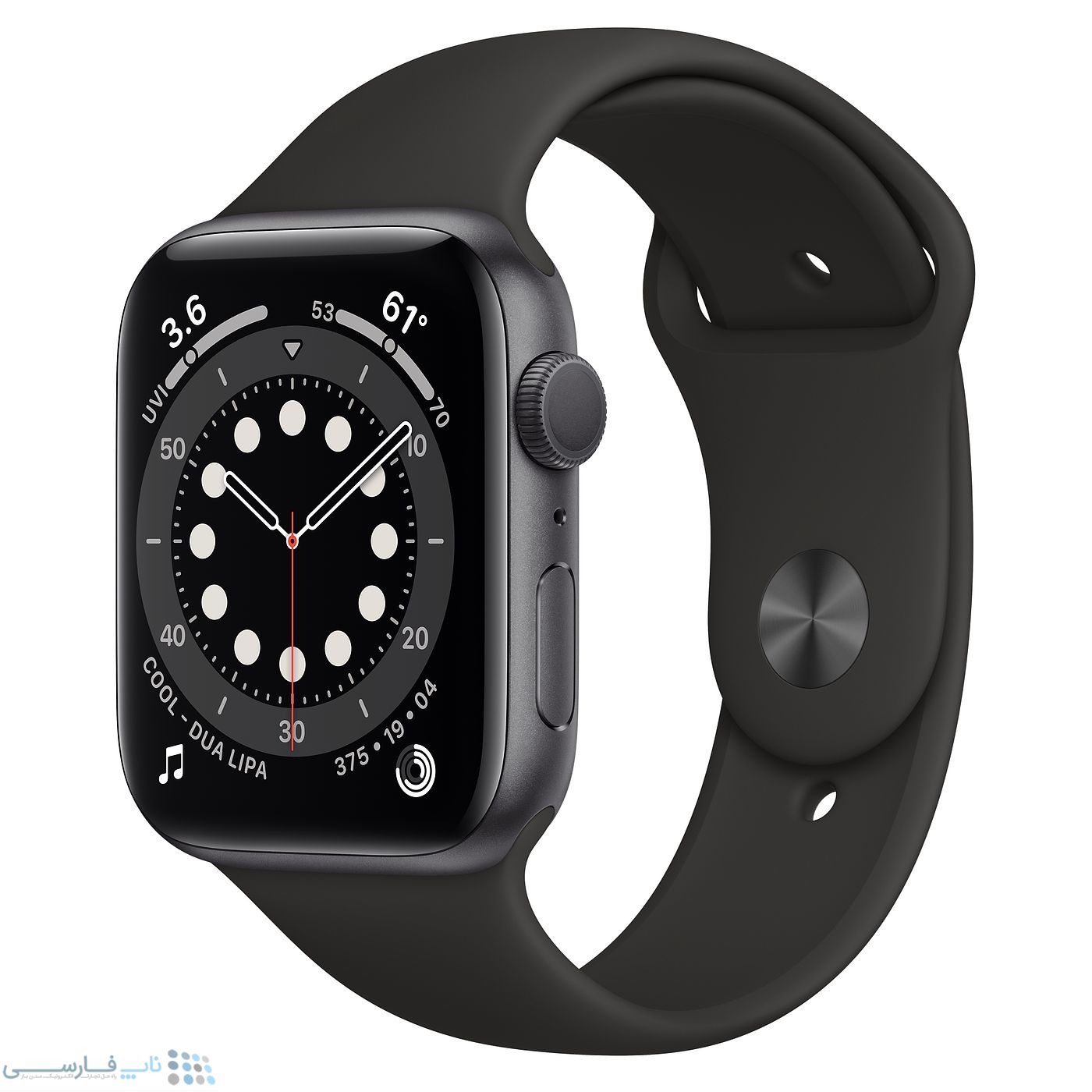 تصویر  ساعت هوشمند اپل سری 6 مدل Aluminum Case 44mm