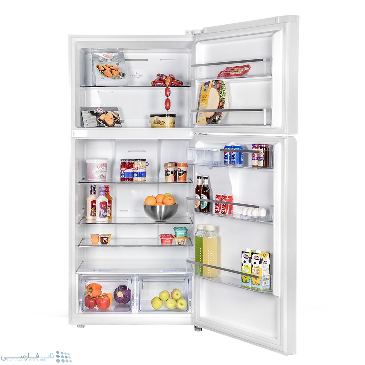 تصویر  یخچال و فریز تی سی ال مدل TRT-575ED