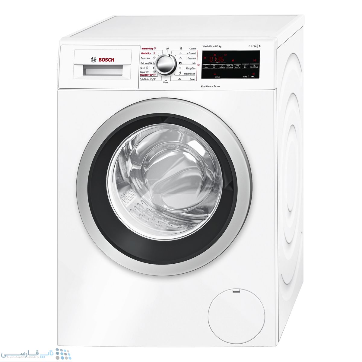 تصویر  ماشین لباسشویی بوش مدل WVG30460IR ظرفیت 8 کیلوگرم