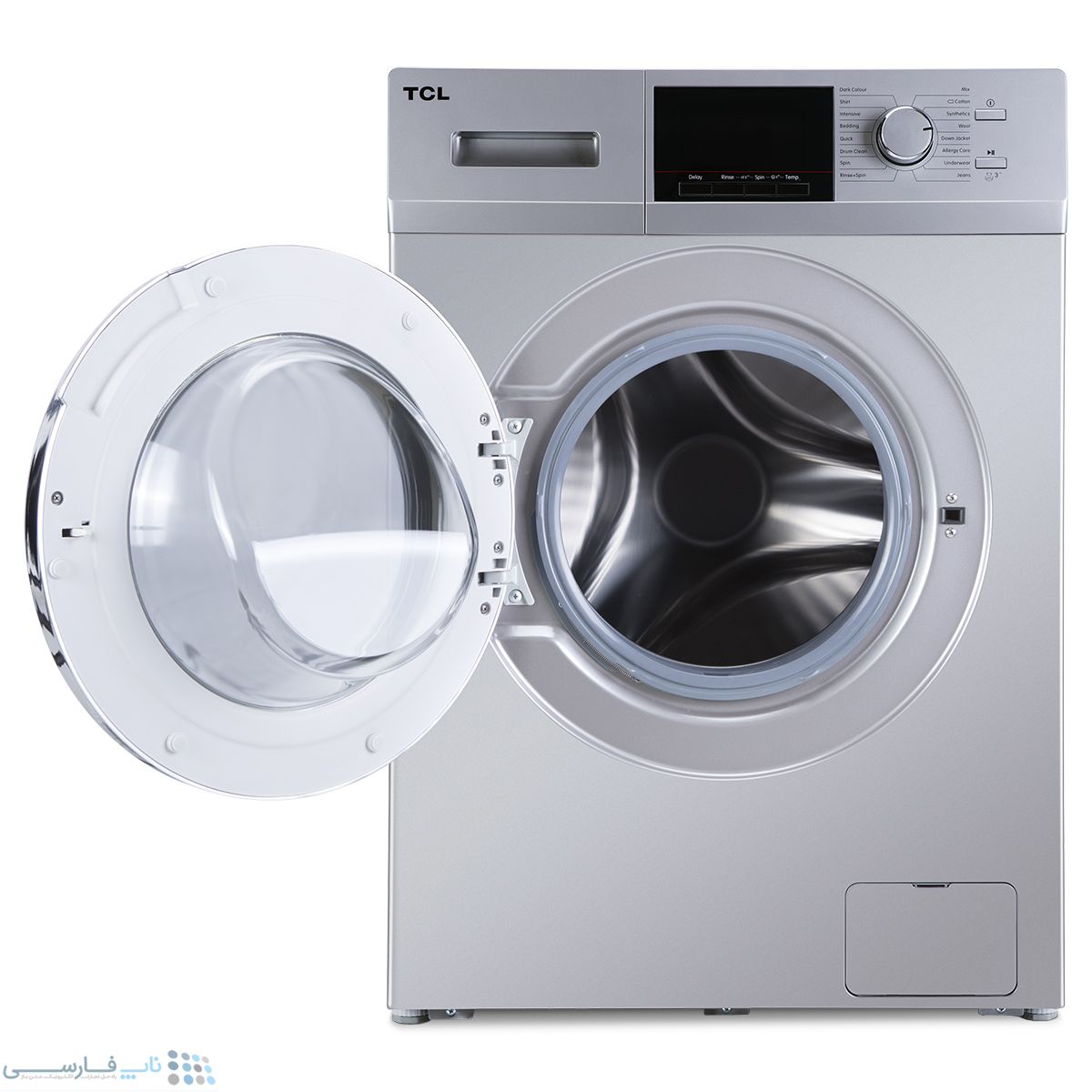 تصویر  ماشین لباسشویی تی سی ال مدل M94-AWBL/ASBL ظرفیت 9 کیلوگرم